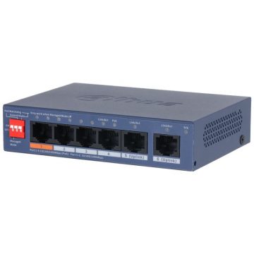 Switch|DAHUA|DH-CS4006-4GT-60-V2|Type L2|PoE ports 4|60 Watts|CS4006-4GT-60-V2