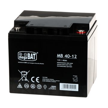AKUMULATORS 12V/40AH-MB megaBATAKUMULATORS 12V/40AH-MB megaBAT