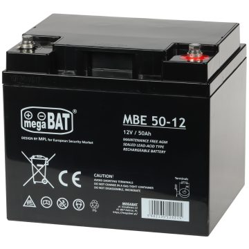 AKUMULATORS 12V/50AH-MB megaBATAKUMULATORS 12V/50AH-MB megaBAT
