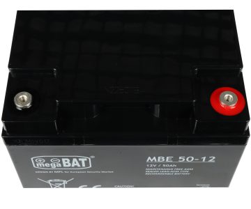 AKUMULATORS 12V/50AH-MB megaBAT AKUMULATORS 12V/50AH-MB megaBAT