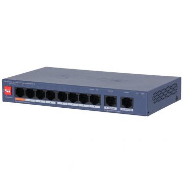 Switch|DAHUA|DH-CS4010-8ET2GT-60|PoE ports 8|60 Watts|CS4010-8ET2GT-60Switch|DAHUA|DH-CS4010-8ET2GT-60|PoE ports 8|60 Watts|CS4010-8ET2GT-60