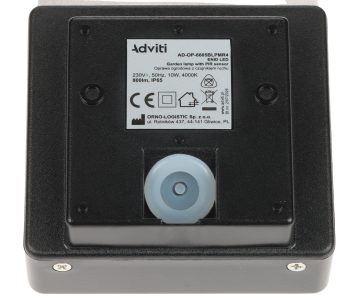 LED DĀRZA LAMPA AR KUSTĪBAS SENSORU AD-OP-6605BLPMR4 ENID LED ADVITI