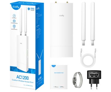 PIEKĻUVES PUNKTS AP1200 OUTDOOR Wi-Fi 5 CUDY