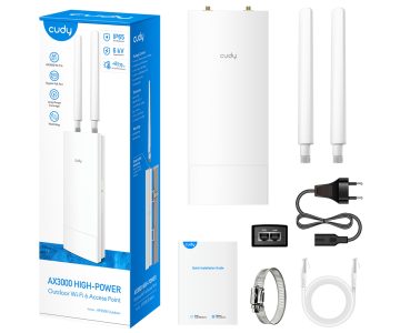 ТОЧКА ДОСТУПА AP3000 НАРУЖНАЯ Wi-Fi 6 CUDY