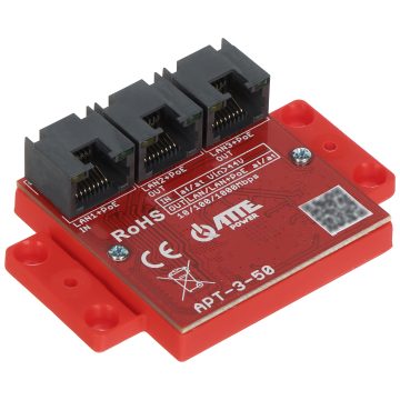 SLĒDZIS POE / EXTENDER APT-3-50 3-PORTU ATTESLĒDZIS POE / EXTENDER APT-3-50 3-PORTU ATTE