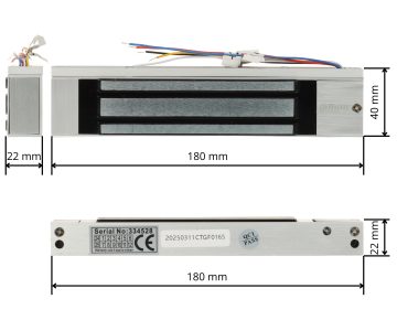 ELEKTROMAGNĒTISKAIS FIKSATORS ASF180A-V1 DAHUA ELEKTROMAGNĒTISKAIS FIKSATORS ASF180A-V1 DAHUA