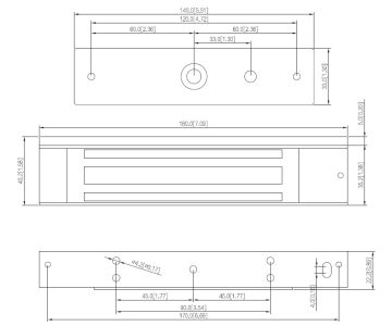 ELEKTROMAGNĒTISKAIS FIKSATORS ASF180A-V1 DAHUA ELEKTROMAGNĒTISKAIS FIKSATORS ASF180A-V1 DAHUA