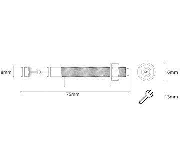 Экспресс-анкеры B-LE-ZN-08075*P4