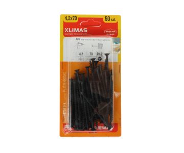 ВИНТЫ ДЛЯ ГИПСОКАРТОНА BGD-42070*P50 KLIMAS