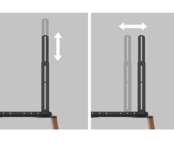 GRĪDAS MONITORA STIPRINĀJUMS BRATECK-FS36-46F-02 BRATECK