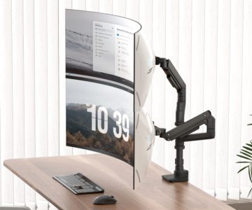 Настольное крепление для монитора с газовой пружиной BRATECK-LDT69-C024P BRATECK