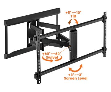 TELEVIZORA VAI MONITORA STIPRINĀJUMS BRATECK-LPA76-486 BRATECK