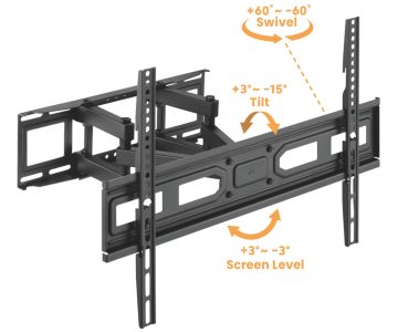 TELEVIZORA VAI MONITORA STIPRINĀJUMS BRATECK-LPA78-466 BRATECK