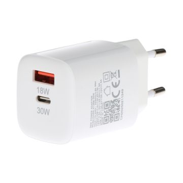 USB TĪKLA LĀDĒTĀJS CHAR-X136B-30W Delta PowerUSB TĪKLA LĀDĒTĀJS CHAR-X136B-30W Delta Power