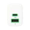 USB TĪKLA LĀDĒTĀJS PowerSource Duo30 CHARB-GC-30AC-W Green Cell