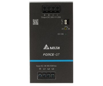 SLĒGIERĪCES ADAPTERIS DRF-24V480W3GBA FORCE-GT (3 FĀZES) Delta Electronics