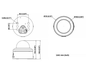 IP PRETVANDĀLISMA KAMERA DS-2CD2746G2H-IPTRZS(2.8-12MM)/PL AcuSense - 4 Mpx MOTOZOOM Hikvision IP PRETVANDĀLISMA KAMERA DS-2CD2746G2H-IPTRZS(2.8-12MM)/PL AcuSense - 4 Mpx MOTOZOOM Hikvision
