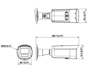 IP KAMERA DS-2CD2T63G2-4LI(2.8MM)/PL Smart Hybrid Light AcuSense - 6&nbsp;Mpx 2.8&nbsp;mm Hikvision