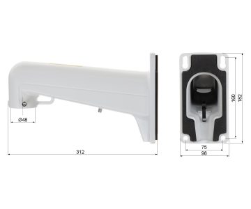 IP ĀTRUMA DOME KAMERA DS-2DE7A432IW-AEB(T5)/PL AcuSense - 4 Mpx 4.8 ... 153 mm Hikvision IP ĀTRUMA DOME KAMERA DS-2DE7A432IW-AEB(T5)/PL AcuSense - 4 Mpx 4.8 ... 153 mm Hikvision