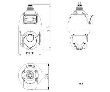 IP ĀTRUMA DOME KAMERA DS-2SE4C425MWG-E/14(F0)/PL TandemVu ColorVu - 4&nbsp;Mpx 4.8&nbsp;... 120&nbsp;mm Hikvision