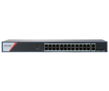 SWITCH POE DS-3E1528HP-SI-24P2T2F 24-PORTU SFP Hikvision