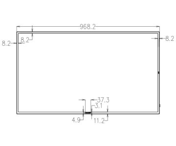 MONITORS HDMI, VGA, AUDIO, USB, RJ45 DS-D5043UC 42.5&nbsp;" Hikvision