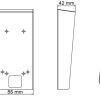 VIRSAPMETUMA KORPUSS DS-KAB502-S1 Hikvision VIRSAPMETUMA KORPUSS DS-KAB502-S1 Hikvision