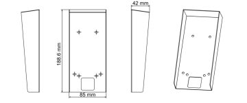 VIRSAPMETUMA KORPUSS DS-KAB502-S1 Hikvision VIRSAPMETUMA KORPUSS DS-KAB502-S1 Hikvision
