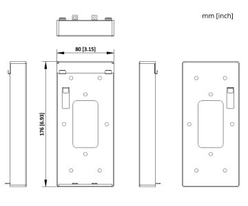 VIRSAPMETUMA KORPUSS DS-KAB502-S2 Hikvision