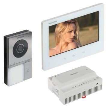 VIDEO DOMOFONA KOMPLEKTS DS-KIS705EY HikvisionVIDEO DOMOFONA KOMPLEKTS DS-KIS705EY Hikvision