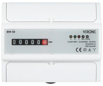 ELEKTROENERĢIJAS SKAITĪTĀJS EM-10 TRĪSFĀŽU, ANALOGS