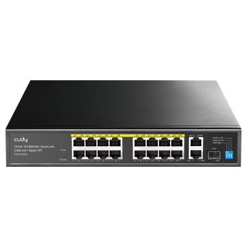 SWITCH POE FS1018PS1 16-PORTU SFP CUDY SWITCH POE FS1018PS1 16-PORTU SFP CUDY