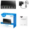 SWITCH   FS105 5-PORTU CUDY