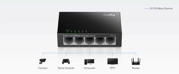 SWITCH   FS105 5-PORTU CUDY