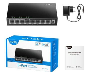 SWITCH   FS108 8-PORTU CUDY