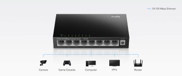 SWITCH   FS108 8-PORTU CUDY