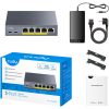 SWITCH POE GS1005P 4-PORTU CUDY
