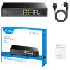 SWITCH POE GS1010PE 8-PORTU CUDY