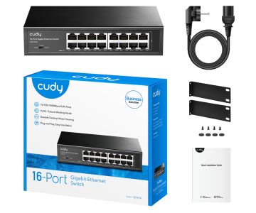 SWITCH   GS1016 16-PORTU CUDY