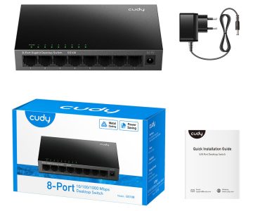 SWITCH   GS108 8-PORTU CUDY