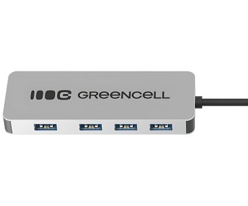 HUB USB 3.0 IESLĒGŠANAS HUB-GC-C4A - USB-C Greencell