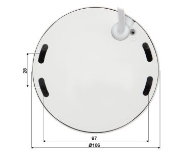 IP PRETVANDĀLISMA KAMERA IPC-HDBW4431F-M-DAE-0280B-S2 - 4 Mpx 2.8 mm DAHUA IP PRETVANDĀLISMA KAMERA IPC-HDBW4431F-M-DAE-0280B-S2 - 4 Mpx 2.8 mm DAHUA