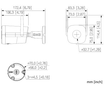 IP KAMERA IPC-HFW1539DTK1-SAW-IL-0280B Wi-Fi 6 Smart Dual Light - 5 Mpx 2.8 mm DAHUA IP KAMERA IPC-HFW1539DTK1-SAW-IL-0280B Wi-Fi 6 Smart Dual Light - 5 Mpx 2.8 mm DAHUA