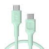 VADS KABGC100PF30MG USB-C/USB-C POWERFLEX 0.3 m Green Cell