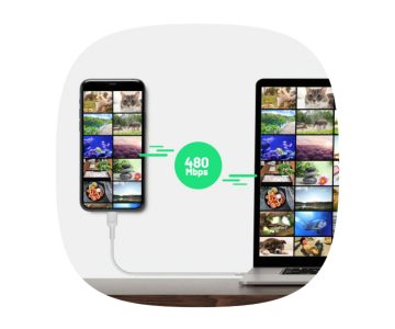 VADS KABGC100PF30PB USB-C/USB-C POWERFLEX 0.3 m Green Cell