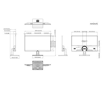MONITORS HDMI, DP, AUDIO LM24-C301B 23.8 " DAHUA