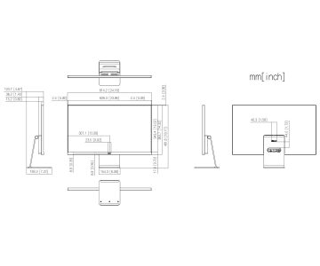 MONITORS HDMI, DP, AUDIO LM27-P501 27 " - 5K UHD DAHUA MONITORS HDMI, DP, AUDIO LM27-P501 27 " - 5K UHD DAHUA