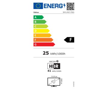 MONITORS HDMI, DP, AUDIO LM27-P501 27 " - 5K UHD DAHUA MONITORS HDMI, DP, AUDIO LM27-P501 27 " - 5K UHD DAHUA