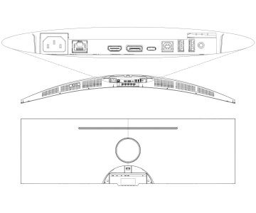 SPĒLMAŅU MONITORS LM49-EW410CA DQHD 49&nbsp;" DAHUA