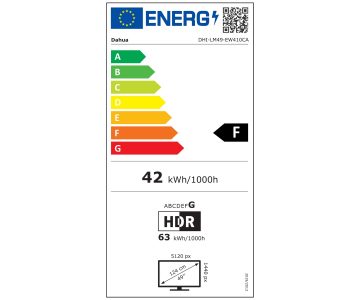SPĒLMAŅU MONITORS LM49-EW410CA DQHD 49&nbsp;" DAHUA